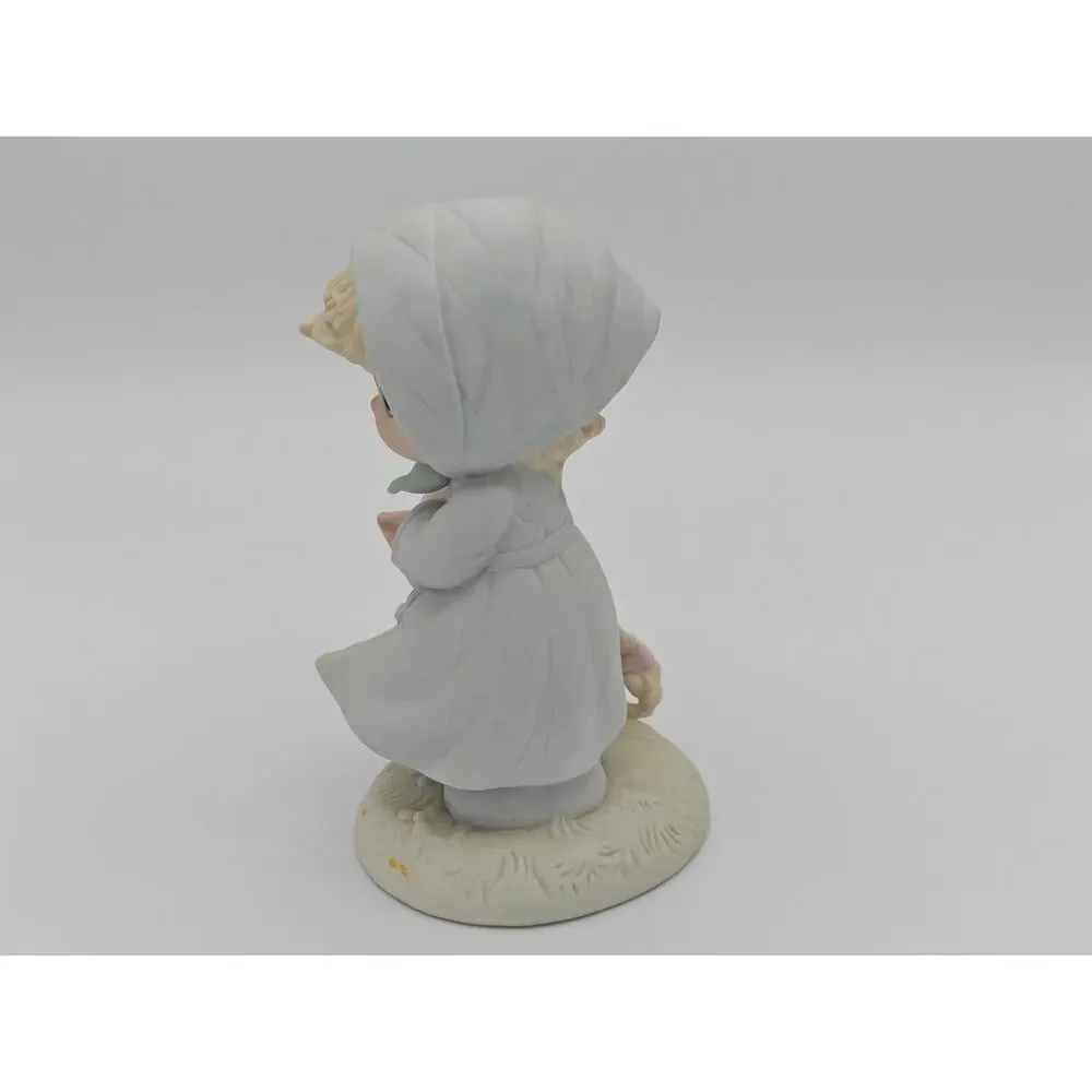 Precious Moments March Figurine Enesco 110019 Porcelain Collectible Boxed Gift